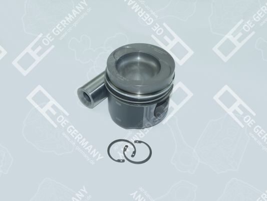 Piston with rings and pin - 020320083000 OE Germany - 51.02500.6035, 51.02500.6047, 51.02500.6065